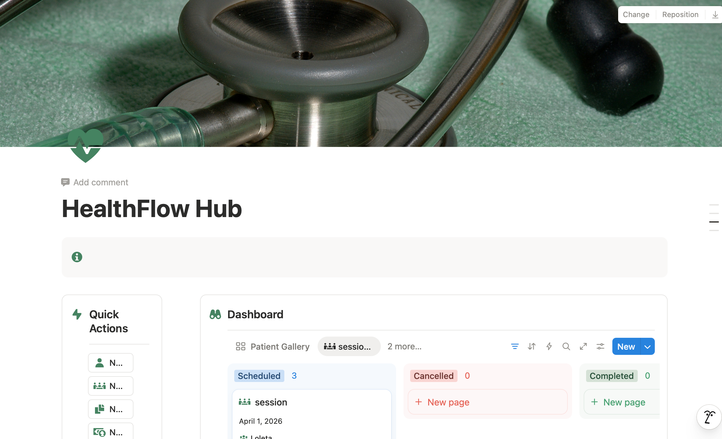 HealthFlow Hub- High- End Patient Management System